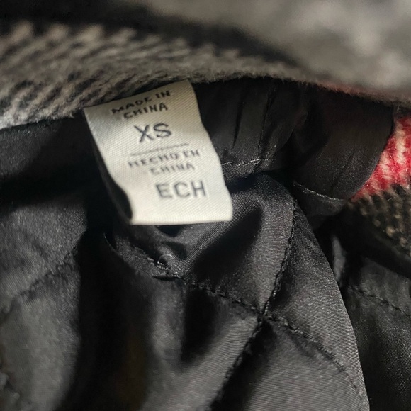 Levi's Women’s Wool Blend Classic Preppy Academia Plaid  Trucker Jacket - XS - Picture 8 of 12